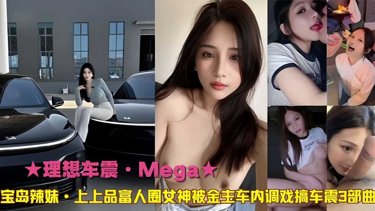 理想车震Mega宝岛辣妹上上品富人圈女神被金专车内调戏搞车震3部曲