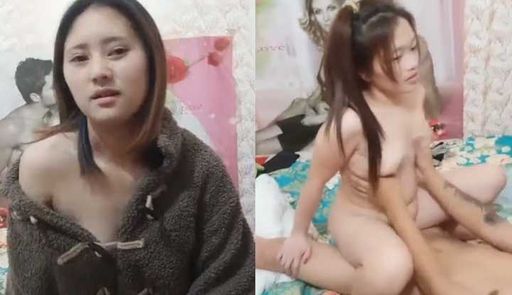 良家美少妇和老公居家秀恩爱～远方表妹刚好来顺便一起爽